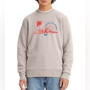 Levi's® Unisex Americana Crew Sea Salt Sweatshirt 🌊